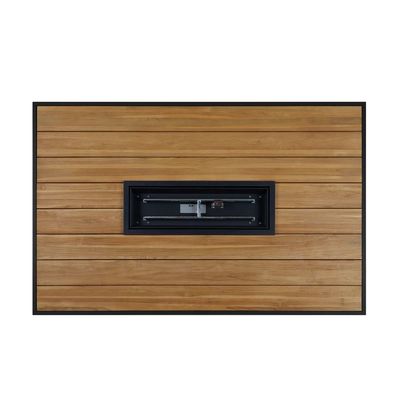 Outdoor-Esstisch mit Brenntisch aus Propangas