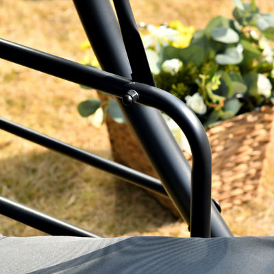 Verbessern Sie Ihre Terrasse mit AJUNION 3-Sitzer Garten Schaukel-Hängematten Stuhl 30kg Gewichtsgrenze