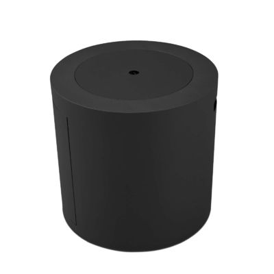 24&quot;L x 24&quot;W x 23.5&quot;H AJUNION Runde Stahl-Propanggasfeuerstelle für rauchlose Außenräume