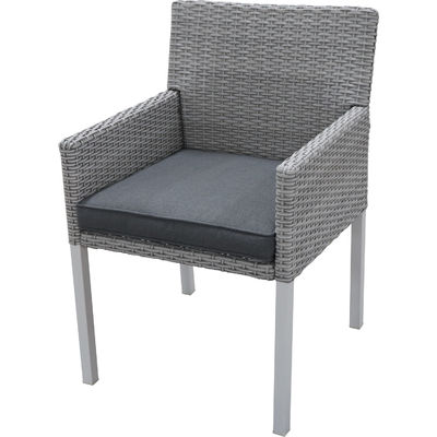 Postverpackung Y 7 Stück Gartenmöbel Tisch und Stühle Set mit PE Wicker Rattan