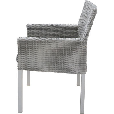 Postverpackung Y 7 Stück Gartenmöbel Tisch und Stühle Set mit PE Wicker Rattan