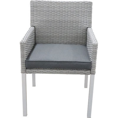 Postverpackung Y 7 Stück Gartenmöbel Tisch und Stühle Set mit PE Wicker Rattan