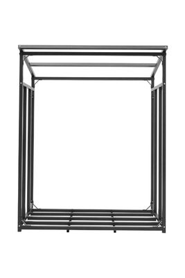 Hohe Kapazität W110 x D70 x H145cm Feuerholzregal für Innen-Außenlager