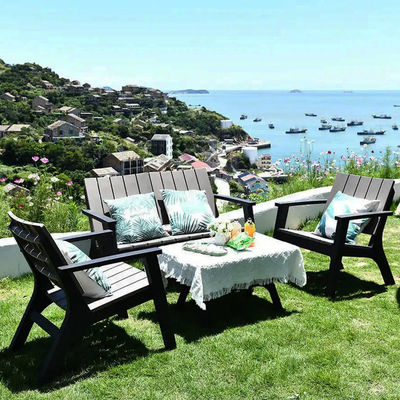 Nordic Garten Set für Außen Terrasse Balkon Café Kaffee Plastik Esstisch und Stuhl