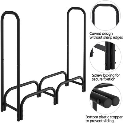 AJUNION Holzhalter für Innen- und Außenlager W123 x D34 x H124,5cm
