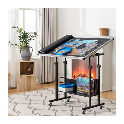 Jigsaw Puzzle Play AJUNION 1500 Stück Tisch mit höhenverstellbarem und lehrreichem Spielzeug