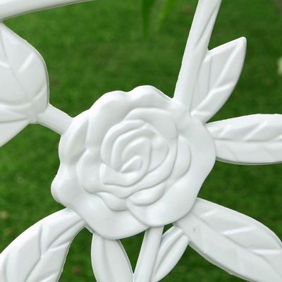 Metall-Aluminium-Liebessitzbank für den Außenhof Gartenbalkon im modernen Design