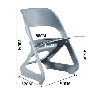 Einfache moderne stapelbare Kunststoff-Café-Stühle für Nordic Morden Outdoor Freizeitbalkon