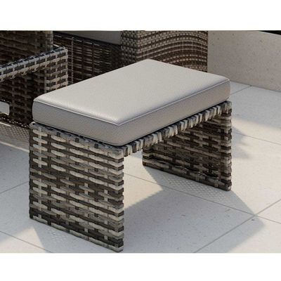 Verbessern Sie Ihre Terrasse mit AJUNION Gartenmöbeln Rattansofa und verstellbarem Tisch
