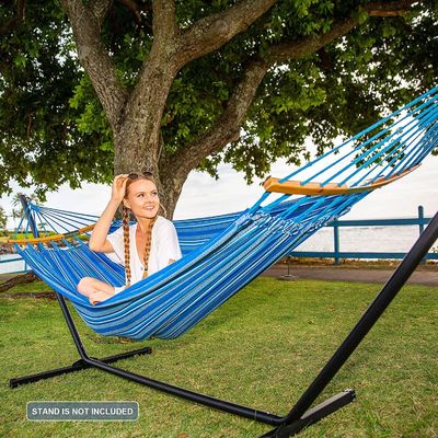 Villa im Freien Innengarten Camping Tragbares Klappbares Ultraleichtes Baumwolle Schwingendes Hängendes Hängebett