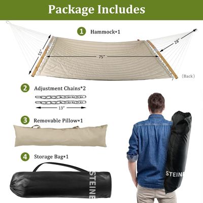 Krankenhaus Outdoor Indoor Garten Camping Tragbares Klappgewebe aus ultraleichtem Stoff 1 2 Personen Hängendes Schaukeln Hängebett