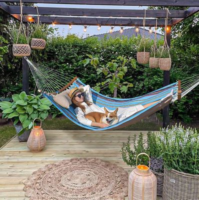 Krankenhaus Outdoor Indoor Garten Camping Tragbares Klappgewebe aus ultraleichtem Stoff 1 2 Personen Hängendes Schaukeln Hängebett