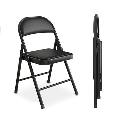 Aussen Hochzeitsfeier Klappstuhl Stapelbare Vinyl-Sessel Pliante für Veranstaltungen im Freien