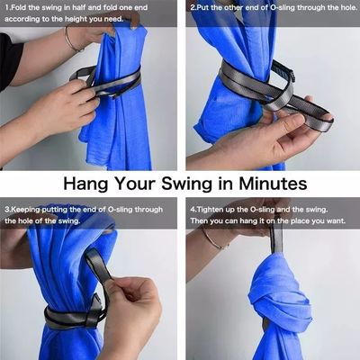 Y Postverpackung Zuhause Außenbereich Portable Klappkinder Kinder Therapie Sensory Aerial Yoga Schaukeln Hängematten