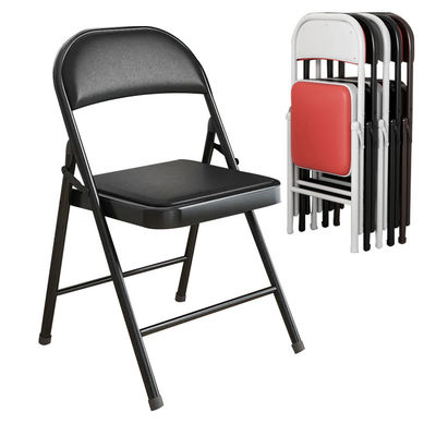 Outdoor Garten Hochzeitsfeier Bankett Veranstaltungen Stapelbare Pu-Leder-Metall-Esstuhl