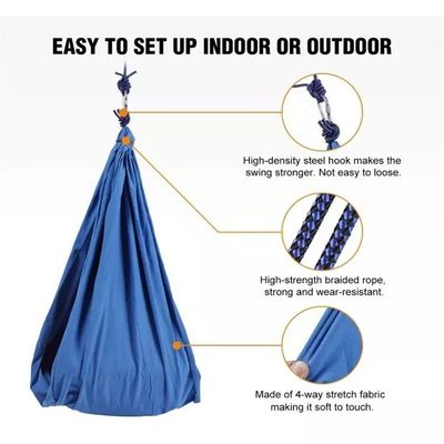 Y Postverpackung Zuhause Außenbereich Portable Klappkinder Kinder Therapie Sensory Aerial Yoga Schaukeln Hängematten