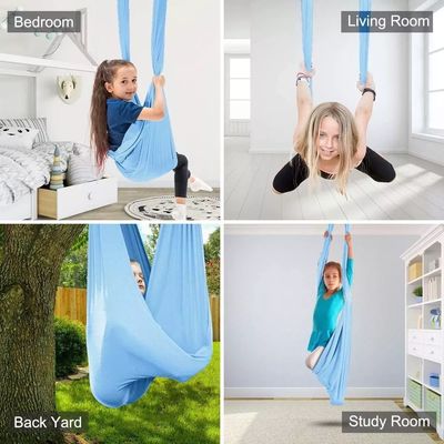 Y Postverpackung Zuhause Außenbereich Portable Klappkinder Kinder Therapie Sensory Aerial Yoga Schaukeln Hängematten