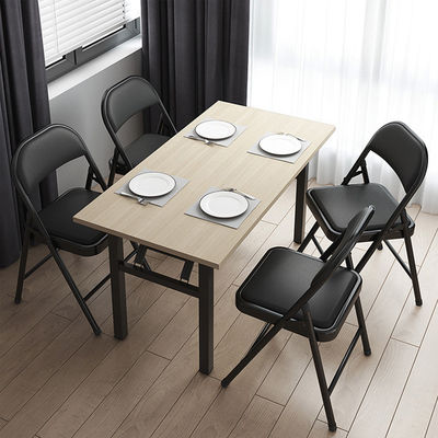 Outdoor Garten Hochzeitsfeier Bankett Veranstaltungen Stapelbare Pu-Leder-Metall-Esstuhl