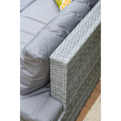 Verwandeln Sie Ihre Terrasse in einen luxuriösen Rückzugsort mit AJUNION Wicker Woven Garden Sofa Set