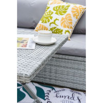 Verwandeln Sie Ihre Terrasse in einen luxuriösen Rückzugsort mit AJUNION Wicker Woven Garden Sofa Set