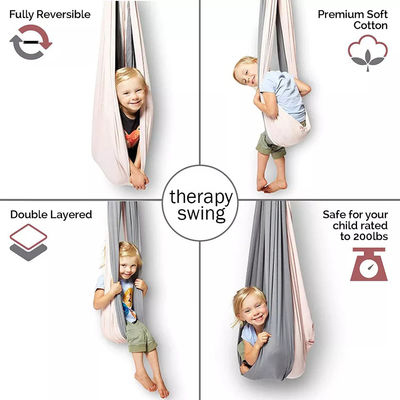 Postverpackung Kinder Kinder Doppeltherapie Sensorische Luftyoga Hängematte Schaukel Custom Logo