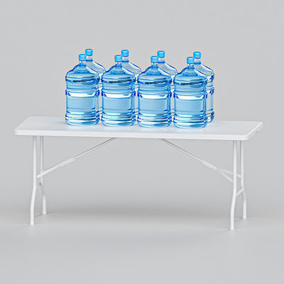 Modernes Design Lagergröße Portable Plastik weiß Klapptisch für ein Picknick