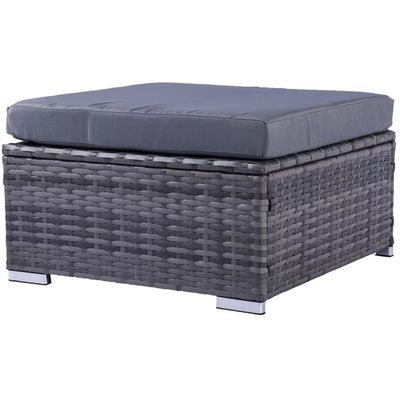 Außengartenmöbel Wicker Rattan Sofa Set mit Couchtisch in PE Rattan