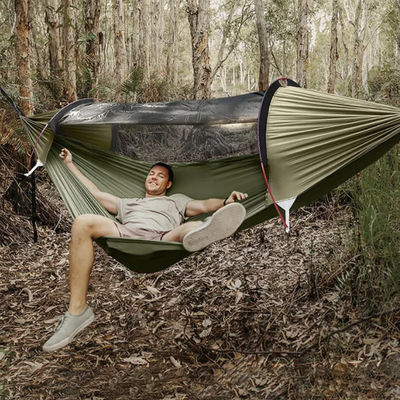 Moderner Design Stil Außengarten Fallschirm Campingzelt mit Moskitonetz und Regenbucht