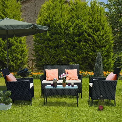Y Mail Packing Gewebte Terrassen Set All Weather Rattan Gartenmöbel von AJUNION