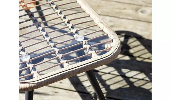 Verwandeln Sie Ihren Garten mit AJUNION 4 Stück All Weather Wicker Outdoor Möbel Set