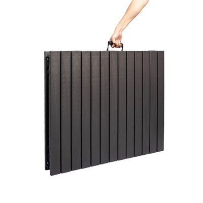 Metall Outdoor Klappbares Tragbares Holz Getreide HDPE Kunststoff Klappbares Bier Picknick Esstisch