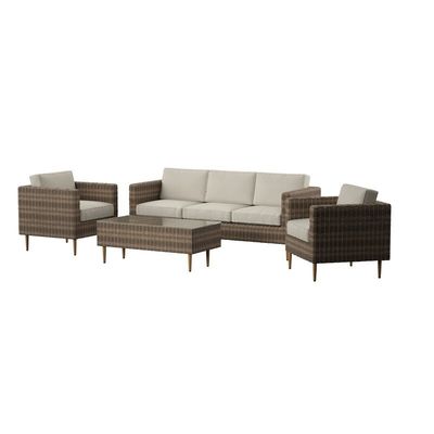 27.5' H x 30' W x 29' D Stuhlgröße Rattan Gartenmöbel für den Außenbereich