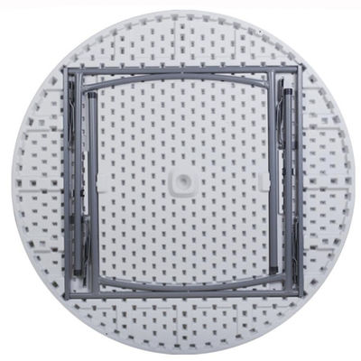 Outdoor Camping Party Veranstaltung Bankett Hochzeit Runde Portable Metall 4 6ft Plastiktisch