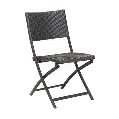 Outdoor Bankett Veranstaltungen Klapp PE Rattan Wicker Esszimmer Kaffeestuhl mit Custom Logo