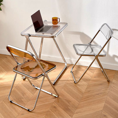 Metall- und Kunststoffklappbares Picknickessen Kaffeetisch für modernes Wohnzimmer im Garten