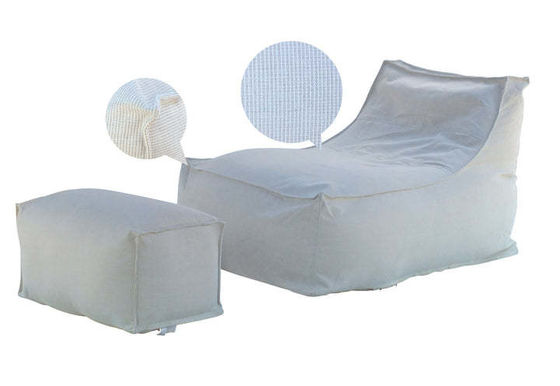 Innen-Außen-Wasserdichte Bohnensack-Sofa mit 3-5mm Bohnenfüllung und 30x75x30cm Pedalgröße