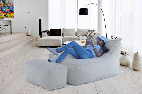 Innen-Außen-Wasserdichte Bohnensack-Sofa mit 3-5mm Bohnenfüllung und 30x75x30cm Pedalgröße