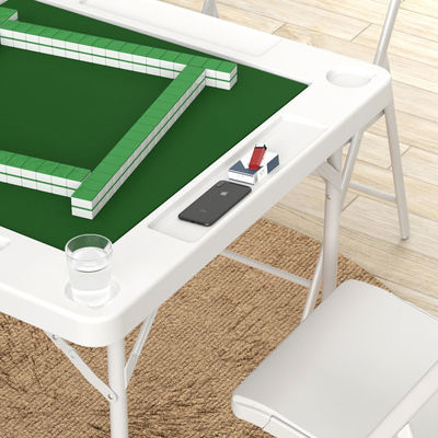 Anpassbares Logo 4-Spieler-Poker-Karte Mahjong-Tisch für Outdoor- und Indoor-Aktivitäten
