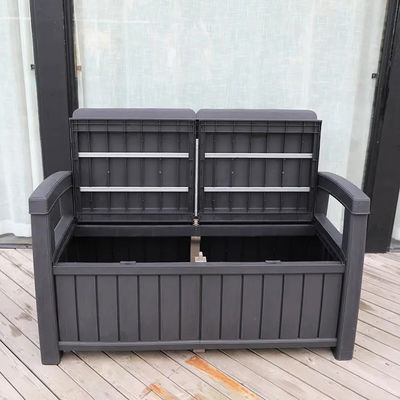 Plastik-Speicher-Arm-Bänk-Sitzstuhl für den Außenhof Terrasse Garten Balkon Park Strandpool