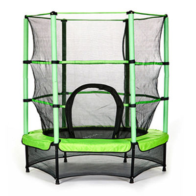 Indoor Fitness Springbett Trampolin für Kinder und Erwachsene 1,4*1,4*1,65 M oder OEM Größe