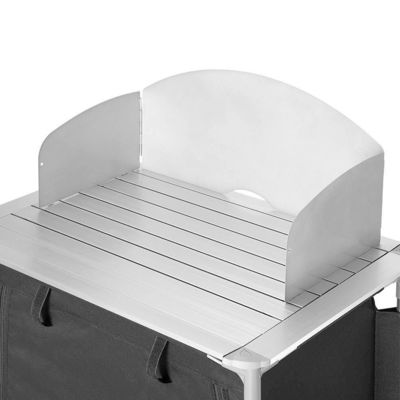 Moderner Klapptablett für den Garten im Garten
