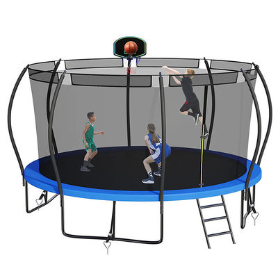 Erwachsene Kinder Kinder Basketball Hoop Set Trampolin mit Schutznetz und Logo Option