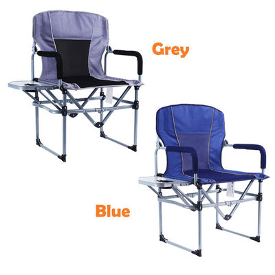 Outdoor Camping Picknick Fischerstuhl mit Seitentisch Leichtgewicht und tragbares Design