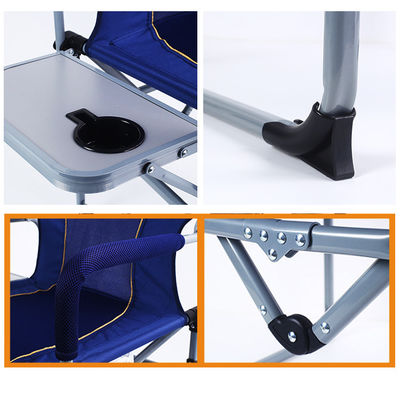 Outdoor Camping Picknick Fischerstuhl mit Seitentisch Leichtgewicht und tragbares Design