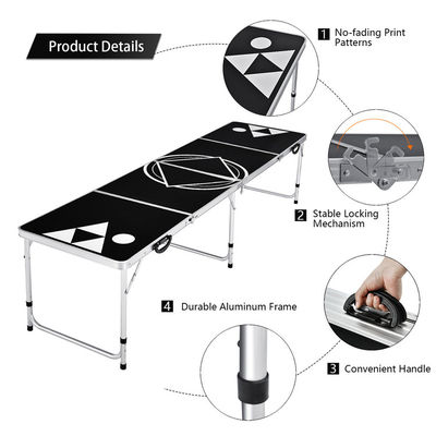 Outdoor Garten Bar Bistro Cafe Patio Party Portable Klappbare Metall Bier Pong Tisch
