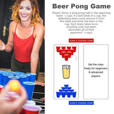 Outdoor Garten Bar Bistro Cafe Patio Party Portable Klappbare Metall Bier Pong Tisch