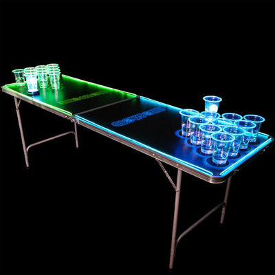 Klappbarer tragbarer Bier-Pong-Tisch für Outdoor-Gartenbar Bistro Cafe Patio Party-Veranstaltung