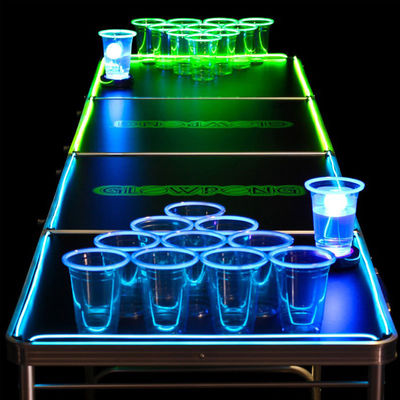 Klappbarer tragbarer Bier-Pong-Tisch für Outdoor-Gartenbar Bistro Cafe Patio Party-Veranstaltung