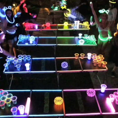 Klappbarer tragbarer Bier-Pong-Tisch für Outdoor-Gartenbar Bistro Cafe Patio Party-Veranstaltung