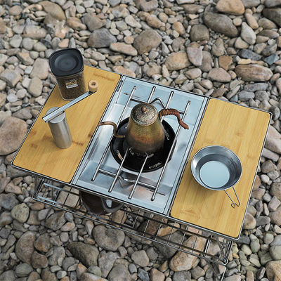 Leichtgewicht Portable verstellbares Grill Strand Picknick Camping Küche Igt Tisch mit 1